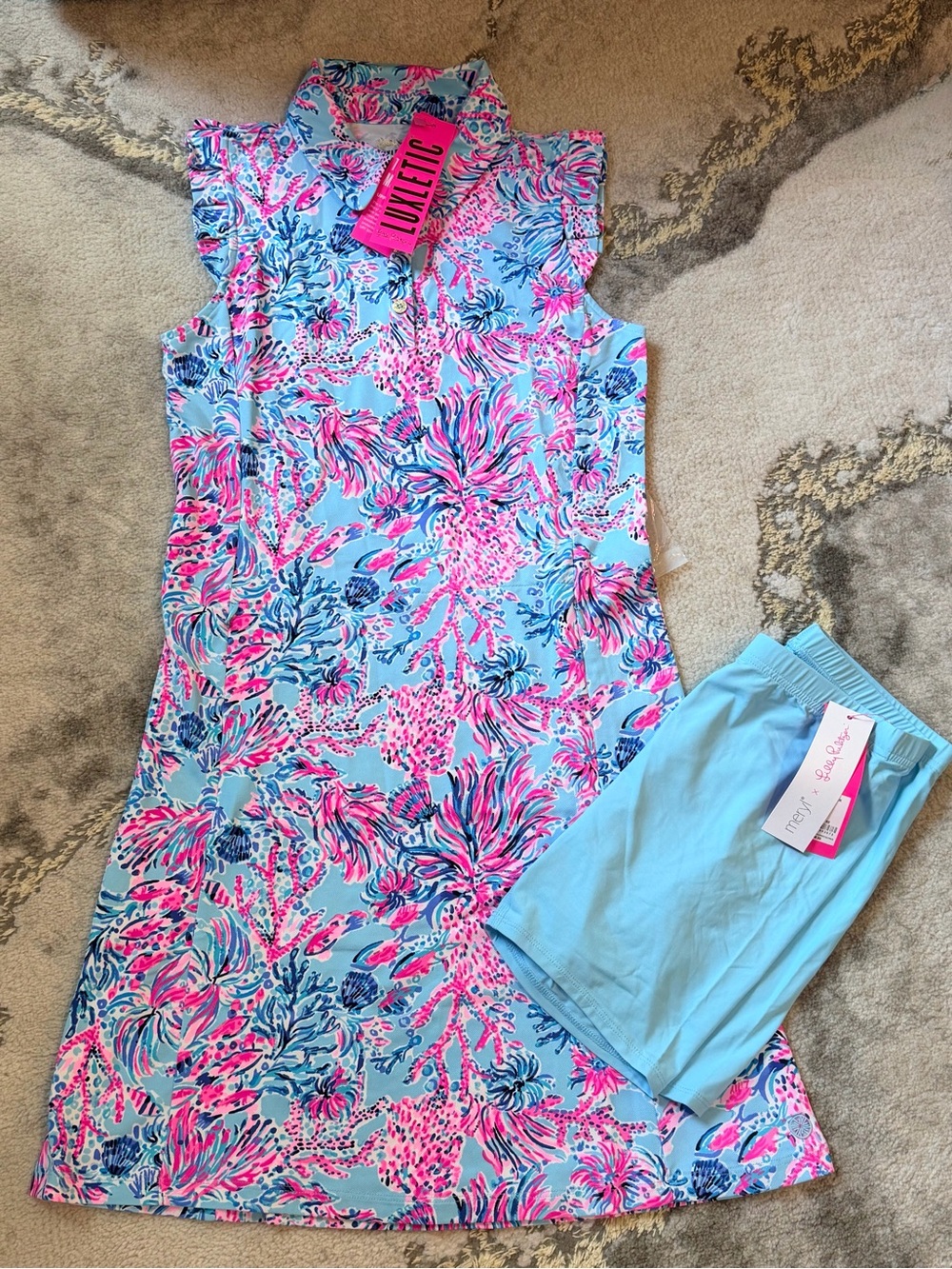 Lilly Pulitzer Luxletic Silvia Dress UPF 50+ SZ XS